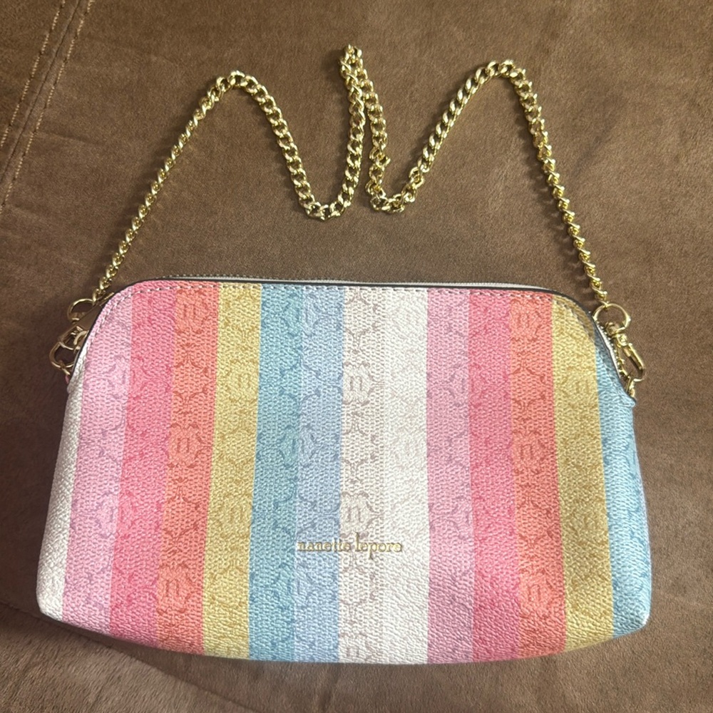 Nanette Lepore ~ Rainbow Clutch/Small Shoulder Bag. NWOT!
